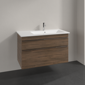 Тумба под раковину Villeroy & Boch Venticello 95,3х50,2 см ДСП дуб аризона/ручка хром A92801VH