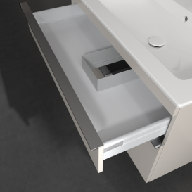 Тумба под раковину Villeroy & Boch Venticello 95,3х50,2 см ДСП мягкий серый/ручка хром A92801VK