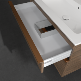 Тумба під раковину Villeroy & Boch Venticello 95,3х50,2 см ДСП дуб аризона/ручка мідь A92805VH