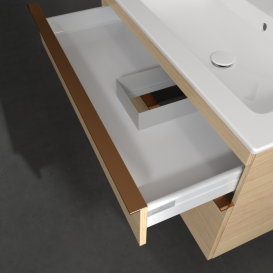 Тумба под раковину Villeroy & Boch Venticello 95,3х50,2 см ДСП северный дуб/ручка медь A92805VJ