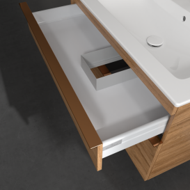 Тумба под раковину Villeroy & Boch Venticello 95,3х50,2 см ДСП дуб канзас/ручка медь  A92805RH
