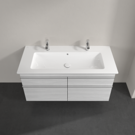 Тумба под раковину Villeroy & Boch Venticello 115,3х50,2 см ДСП/МДФ белое дерево/ручка хром A92901E8