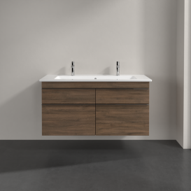 Тумба под раковину Villeroy & Boch Venticello 115,3х50,2 см ДСП дуб аризона/ручка хром A92901VH