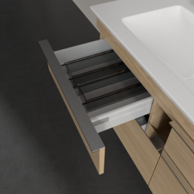 Тумба под раковину Villeroy & Boch Venticello 115,3х50,2 см ДСП северный дуб/ручка хром A92901VJ