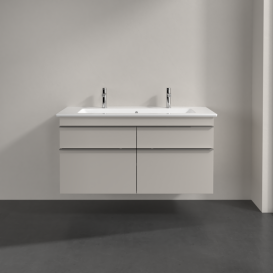 Тумба под раковину Villeroy & Boch Venticello 115,3х50,2 см ДСП мягкий серый/ручка хром A92901VK