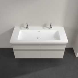 Тумба под раковину Villeroy & Boch Venticello 115,3х50,2 см ДСП мягкий серый/ручка хром A92901VK