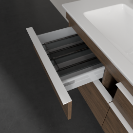 Тумба под раковину Villeroy & Boch Venticello 115,3х50,2 см ДСП дуб аризона/ручка алюминий белый A92902VH