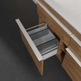 Тумба под раковину Villeroy & Boch Venticello 115,3х50,2 см ДСП дуб канзас/ручка алюминий белый A92902RH