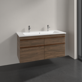 Тумба под раковину Villeroy & Boch Venticello 115,3х50,2 см ДСП дуб аризона/ручка медь A92905VH