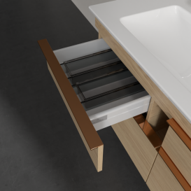 Тумба под раковину Villeroy & Boch Venticello 115,3х50,2 см ДСП северный дуб/ручка медь A92905VJ