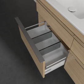 Тумба под раковину Villeroy & Boch Venticello 125,3х50,2 см ДСП северный дуб/ручка хром A93001VJ