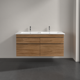 Тумба под раковину Villeroy & Boch Venticello 125,3х50,2 см ДСП дуб канзас/ручка хром A93001RH