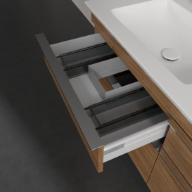 Тумба под раковину Villeroy & Boch Venticello 125,3х50,2 см ДСП дуб канзас/ручка хром A93001RH