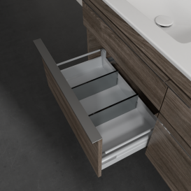 Тумба под раковину Villeroy & Boch Venticello 125,3х50,2 см ДСП каменный дуб/ручка хром A93001RK