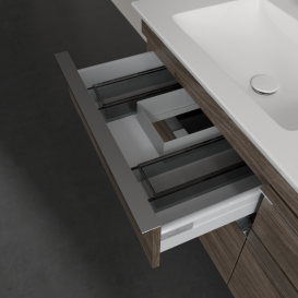 Тумба под раковину Villeroy & Boch Venticello 125,3х50,2 см ДСП каменный дуб/ручка хром A93001RK