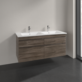 Тумба под раковину Villeroy & Boch Venticello 125,3х50,2 см ДСП каменный дуб/ручка хром A93001RK