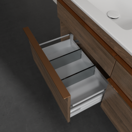 Тумба под раковину Villeroy & Boch Venticello 125,3х50,2 см ДСП дуб аризона/ручка медь A93005VH