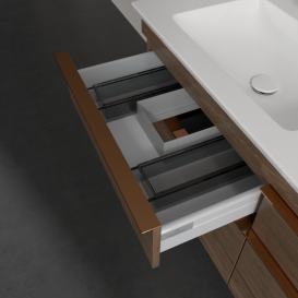 Тумба под раковину Villeroy & Boch Venticello 125,3х50,2 см ДСП дуб аризона/ручка медь A93005VH