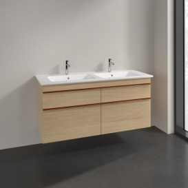 Тумба под раковину Villeroy & Boch Venticello 125,3х50,2 см ДСП северный дуб/ручка медь A93005VJ