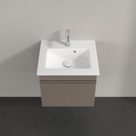 Тумба под раковину Villeroy & Boch Venticello 46,6х42,5 ДСП трюфель серый/ручка хром A93101VG