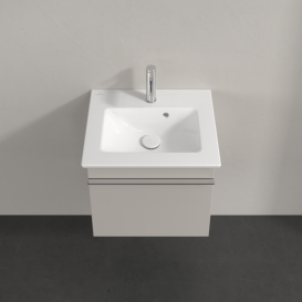 Тумба под раковину Villeroy & Boch Venticello 46,6х42,5 см ДСП мягкий серый/ручка хром A93101VK