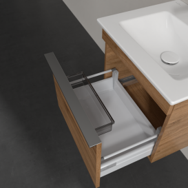 Тумба під раковину Villeroy & Boch Venticello 46,6х42,5 см ДСП дуб канзас/ручка хром A93101RH