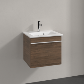 Тумба под раковину Villeroy & Boch Venticello 46,6х42,5 см ДСП дуб аризона/ручка алюминий белый A93102VH