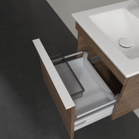 Тумба под раковину Villeroy & Boch Venticello 46,6х42,5 см ДСП дуб аризона/ручка алюминий белый A93102VH