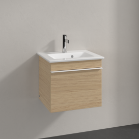 Тумба под раковину Villeroy & Boch Venticello 46,6х42,5 см ДСП северный дуб/ручка алюминий белый A93102VJ
