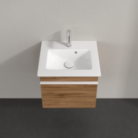 Тумба под раковину Villeroy & Boch Venticello 46,6х42,5 см ДСП дуб канзас/ручка алюминий белый A93102RH