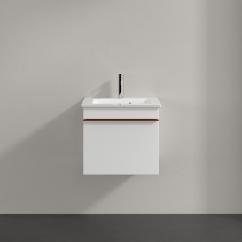 Тумба под раковину Villeroy & Boch Venticello 46,6х42,5 см МДФ глянцевый белый/ручка медь A93105DH