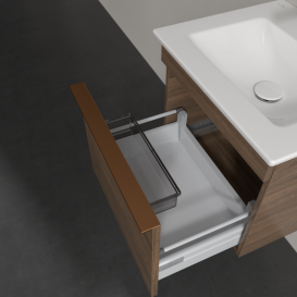 Тумба под раковину Villeroy & Boch Venticello 46,6х42,5 см ДСП дуб аризона/ручка медь A93105VH