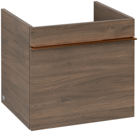 Тумба под раковину Villeroy & Boch Venticello 46,6х42,5 см ДСП дуб аризона/ручка медь A93105VH