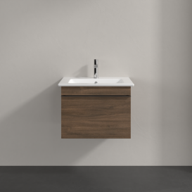 Тумба под раковину Villeroy & Boch Venticello 55,3х50,2 см ДСП дуб аризона/ручка хром A93201VH