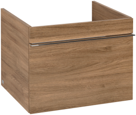 Тумба под раковину Villeroy & Boch Venticello 55,3х50,2 см ДСП дуб канзас/ручка хром A93201RH