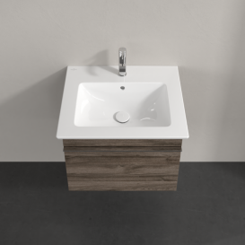 Тумба под раковину Villeroy & Boch Venticello 55,3х50,2 см ДСП каменный дуб/ручка хром A93201RK