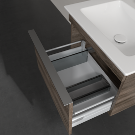 Тумба под раковину Villeroy & Boch Venticello 55,3х50,2 см ДСП каменный дуб/ручка хром A93201RK