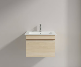 Тумба под раковину Villeroy & Boch Venticello 55,3х50,2 см ДСП вяз печатный/ручка медь A93205PN