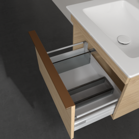 Тумба под раковину Villeroy & Boch Venticello 55,3х50,2 см ДСП северный дуб/ручка медь A93205VJ