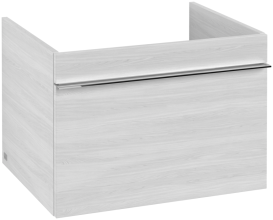 Тумба под раковину Villeroy & Boch Venticello 60,3х50,2 см ДСП/МДФ белое дерево/ручка хром A93301E8