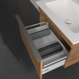 Тумба под раковину Villeroy & Boch Venticello 60,3х50,2 см ДСП дуб канзас/ручка хром A93301RH