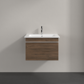 Тумба под раковину Villeroy & Boch Venticello 60,3х50,2 см ДСП дуб аризона/ручка алюминий белый A93302VH