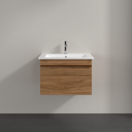 Тумба под раковину Villeroy & Boch Venticello 60,3х50,2 см ДСП дуб канзас/ручка медь A93305RH