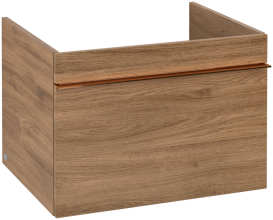 Тумба под раковину Villeroy & Boch Venticello 60,3х50,2 см ДСП дуб канзас/ручка медь A93305RH