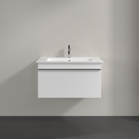 Тумба под раковину Villeroy & Boch Venticello 75,3х50,2 см ДСП/МДФ белый матовый/ручка хром A93401MS