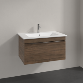 Тумба под раковину Villeroy & Boch Venticello 75,3х50,2 см ДСП дуб аризона/ручка хром A93401VH