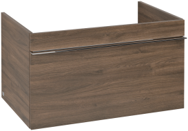 Тумба под раковину Villeroy & Boch Venticello 75,3х50,2 см ДСП дуб аризона/ручка хром A93401VH