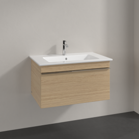 Тумба під раковину Villeroy & Boch Venticello 75,3х50,2 см ДСП північний дуб/ручка хром A93401VJ