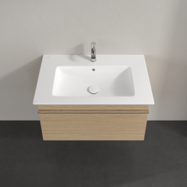 Тумба під раковину Villeroy & Boch Venticello 75,3х50,2 см ДСП північний дуб/ручка хром A93401VJ