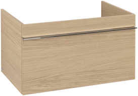Тумба під раковину Villeroy & Boch Venticello 75,3х50,2 см ДСП північний дуб/ручка хром A93401VJ